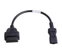 ZIWIMEGO Cable adaptador de 4 pines a 16 pines macho a OBD2 hembra para motocicleta OBD2 diagnóstico y detector de fallos del motor compatible con Du-ca-ti Dduu-CAA-ttii Motorcy