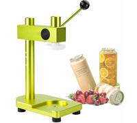 ZIXIAOS Máquina Cerradora De Latas Manual, Selladora De Latas De Vaso, Capacidad De Sellado: 250/330/400/500/700 Ml, para Sellar Latas De Botellas De Pet, Uso Doméstico/Comercial. Green