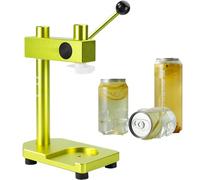 ZIXIAOS Máquina Cerradora Manual De Latas, Herramienta para Sellar Frascos con Base Fija, Altura: 30-170 Mm/Calibre Aplicable: 51 Mm, Sin Necesidad De Energía, para Uso Doméstico. Green