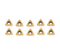 ZIXINNKC 10 piezas CNC puntas de carburo insertos cuchilla cortador torno herramienta de torneado con caja