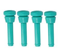 ZIXINNKC 4 Piezas Forro de máquina de ordeño Revestimiento de Leche de Silicona Verde para Herramientas de Ganado de Vaca de Ganado