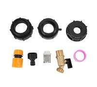 ZIXINNKC Adaptador de Tanque de Asas IBC Adaptador de Manguera de Asas IBC 62 Rosca Fina S60x6 Conector de Manguera de Tanque de Agua Grifo de latón