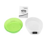 ZIXINNKC Báscula de comida para mascotas Tazón Gato Perro Cocina digital Pesaje de alimentos Tazón para alimentos para mascotas Hornear Cocinar (Verde)