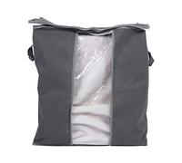 ZIXINNKC Bolsa de Almacenamiento Plegable Ropa de Fibra de carbón Suéter Manta Armario Organizador Bolsa (Gris)