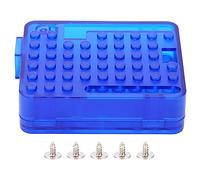 ZIXINNKC Carcasa Protectora ABS para Placa de Desarrollo con Interruptor de reinicio Componentes de computadora (Azul)