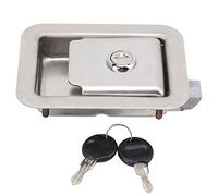 ZIXINNKC Generador Conjunto Panel Cerradura Acero Inoxidable con 2 Llaves Cuadradas para Caja de Herramientas Gabinete Eléctrico