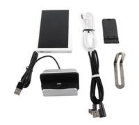 ZIXINNKC IPS Tipo C Pantalla Secundaria Pantalla USB de 5 Pulgadas Mini computadora CPU GPU RAM HDD Monitor de Datos (Blanca)