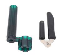ZIXINNKC Juego de enrollador y cortador de cuerdas de guitarra, herramienta para quitar clavijas de puente y volver a encordar bajo, mandolina, banjo y ukelele. (I14 Negro y Verde)