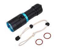 ZIXINNKC Linterna LED portátil subacuática para Exteriores de 50 m, lámpara Flahlight Impermeable de aleación de Aluminio