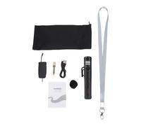 ZIXINNKC Micrófono inalámbrico 2.4G con reducción de Ruido Mini micrófono portátil con Banda para el Cuello para enseñar Karaoke Transmisión en Vivo al Aire Libre Alcance de 30 (1 por 1)