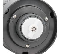 ZIXINNKC Molinillo de café eléctrico en grano 26000 RPM Cámara de molienda portátil de 90 ml Molinillo de café recargable por USB con un solo toque para hierbas Comida para bebés (Gris)