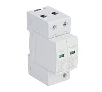 ZIXINNKC Protector contra sobretensiones Carcasa de PC Ventana Visual Terminal Aislado Diseño enchufable Dispositivo de protección de CA 200KA (2P 275V)