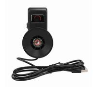 ZIXINNKC Ventilador de refrigeración para acuario, conexión USB, funcionamiento silencioso, ahorro de espacio, ventilador enfriador para peceras para todas las estaciones (Negra)