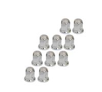 Zixinz-Pernos Hexagonal Tapas for tuercas de rueda de 33 mm, metal cromado, protección universal for cabeza de perno, tornillo decorativo externo for llanta de rueda. Resistencia a la corrosión