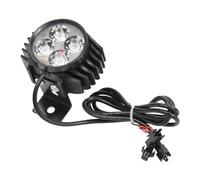 ziyany Faro Delantero 2 en 1 de 12-80 V con bocina, Compatible con Patinete eléctrico Kugoo M4 Pro, luz LED de Seguridad, Accesorios de Advertencia