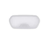 ziyany Funda Protectora de Silicona for Pantalla de visualización Compatible con el Patinete eléctrico Ninebot E2, Protector de Pantalla Impermeable for Tablero, Piezas duraderas(White)