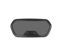 ziyany Funda Protectora de Silicona for Pantalla de visualización Compatible con el Patinete eléctrico Ninebot E2, Protector de Pantalla Impermeable for Tablero, Piezas duraderas(Black)