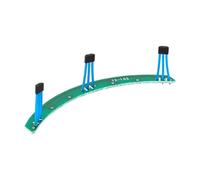 ziyany Piezas de Patinete eléctrico Sensor Hall de Motor Compatible con Xiaomi M365 1S Pro MI3 Scooter Eléctrico Módulo de Motor de Rueda Delantera Placa PCB Pieza reparable(1 Set)