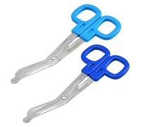 Ziyero Tijeras de rescate para vendajes, enfermeras, vestidos, servicio de rescate, ideales para uso profesional en el servicio de emergencia o tareas cotidianas, color azul