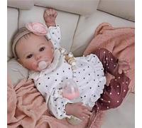 ZIYIUI 20 Pouces 50 cm Realistas Bebe Reborn Niña Silicona Suave Vinilo Vida Real Hecho a Mano Bebé Recién Muñecas Reborn Toddlers Regalo Juguetes Muñecos Bebé