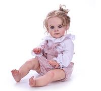 ZIYIUI 20 Pulgadas 50cm Muñecas Reborn Suave Silicona Vinyl Bebé Reborn Niño Realista Hecho a Mano Bebés para Niños Juguetes Reborn Baby Dolls，Conveniente para la Edad 3 Más