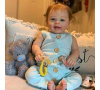 ZIYIUI Muñecas Reborn 20 Pulgadas Realista Muñecos Bebé Vinilo de Silicona Suave Niño Reborn Toddlers Regalo de cumpleaños Juguetes