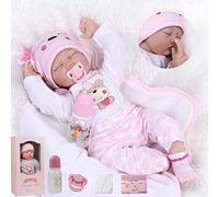 ZIYIUI muñecas Reborn 22 Pulgadas 55 CM Vinilo Realista simulación de Silicona Suave bebé Reborn muñecas Mujeres bebés Reborn Baby Doll Juguetes de Regalo de cumpleaños