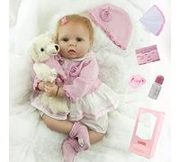 ZIYIUI Muñecas Reborn Realista Reborn Dolls 22''/55cm Suave Silicona Vinyl Bebé Reborn Niña Reborn Toddlers Niña Niño Regalo Juguetes Muñecos Bebé