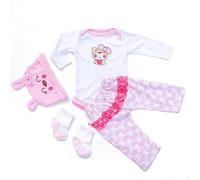 ZIYIUI Muñecas Reborn Ropa 48-55cm Conjunto de Serie Accesorios Bebe Reborn Ropa