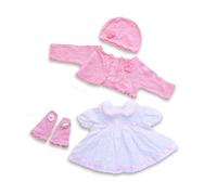 ZIYIUI Muñecas Reborn Ropa Conjunto de Serie Momia Bebe Reborn Ropa 55 cm,Vestido Hermoso Ropa Adecuado para Bebés Recién Nacidos de 50-55 cm Vestido Formal