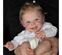 ZIYIUI Reborn Muñecas 52cm 21 pulgadas Reborn Monkey Bebe Newborn Vinilo de Silicona Reborn Doll Toy Regalos de vacaciones para niños