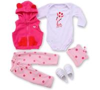 ZIYIUI Ropa Bebe Reborn Conjunto Fawn Ropa Bebe Reborn 55 Cm NiñA Ropa para NiñOs Y NiñAs,Ropa Infantil para NiñOs A Partir De 3 AñOs,Ropa MuñEca Reborn Se Adapta A 50 Cm - 55 Cm Bebé Reborn