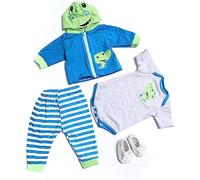 ZIYIUI Ropa para Muñecas de Bebé - Trajes Lindos para Niñas, Vestido de Simulación y Accesorios para Decoración - para Muñecas de 20-22 Pulgadas