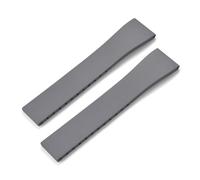 ZIYIWANG Compatible con anchos de asas que van desde 16 mm hasta 22 La correa liberación rápida caucho fluorado está disponible en varios tamaños y viene un cierre mariposa(Grey No Buckle,16mmx14mm)