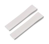 ZIYIWANG Compatible con anchos de asas que van desde 16 mm hasta 22 La correa liberación rápida caucho fluorado está disponible en varios tamaños y viene un cierre mariposa(White No Buckle,21mmx18mm)