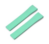 ZIYIWANG Compatible con anchos de asas que van desde 16 mm hasta 22 La correa liberación rápida caucho fluorado está disponible en varios tamaños y viene un cierre mariposa(Mint No Buckle,22mmx18mm)