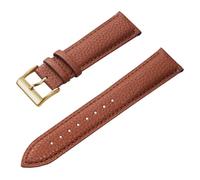 ZIYIWANG La correa de reloj cuero es compatible tanto con hombres como mujeres y anchos asas que van desde 12 mm hasta 24(Brown 2,24mm)