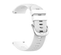 ZIYIWANG La correa de silicona for reloj de 20 mm y 22 mm es compatible con la correa de reloj deportivo GEN 5 de 6, 55, 5e, 44 mm y 5, 45 mm.(Silver white,1PCS 20MM)