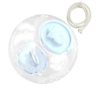 Ziyonix 15 cm Bola para Hamster Pelota de Hámster Transparente Bola de Ejercicios para Roedores Plástico Pelota para Correr de Hámster Hamster Run Ball, Juguete Interactivo para Ratas, Jerbos (Azul)