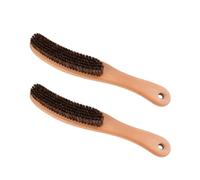 Ziyonix 2 Piezas Cepillo de Ropa, Cepillo Limpieza Cepillo para el Polvo, Cepillo Suave con Mango de Madera, Cepillo de Limpieza, Adecuado para Camas, Sofás, Muebles, Ropa