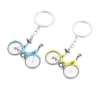 Ziyonix 2 Piezas Llaveros de Bicicleta Llavero de Ciclista Llavero con Colgante de Bicicleta Metal Carretera Regalos Creativos Bicycle Bike LlaVero Joyería para Entusiastas del Ciclismo