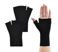 Ziyonix 2 Piezas Muñequeras de Compresión, Muñequeras para Muñeca y Pulgar Transpirable Muñequera Soporte Férula Elástica Muñequera Deportiva de Protección para Mujer Hombre Túnel Carpiano (Large)