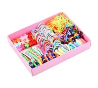 Ziyonix 780 Piezas Set de Regalo Accesorios para el Cabello, Accesorios para el Cabello para Niñas Multicolor Horquillas Pelo Lazos de Nailon de Colores Dulces para Niñas Bebés Niños