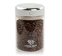 Ziyonix Bote Café Hermético, Tarros de Cristal con Tapa Hermética y Valvula de CO2 Dispensador Cafe Molido Recipiente de Café para Grano Té y Nueces (1100ml)