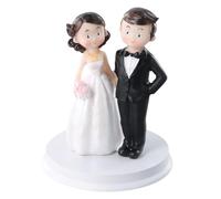 Ziyonix Decoración del Pastel de Bodas, Figuras Pastel Novios, Tortas de Amor con Figura de Pareja, Decoración para Tarta de Boda