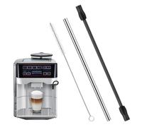 Ziyonix Juego de Manguera de Leche, Tubo de Leche Siemens Eq6, Tubo de leche de Acero Inoxidable con Cepillo de Limpieza Compatible con Siemens Eq6 Series, Bosch Veroaroma Cafetera