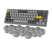 ZIYOU LANG Cloud Keyboard Reposamuñecas, Tenkeyless Memory Foam Hand Palm Rest Wrist Rest Support para 60%,75%,100% Keyboard, Typing and Wrist Pain Relief, 15.2 Pulgadas-Gris