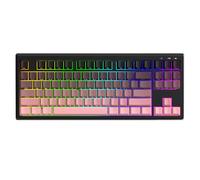 ZIYOU LANG M87V2 Triple-Mode Gaming Keyboard - Wireless, Bluetooth, Wired, RGB Backlit, Soft Silicone Quiet Switches, Side-Lit Keycaps, 4000mAh Battery, 87-Key Compact Layout
