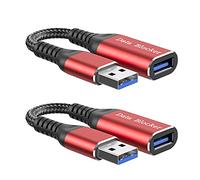 ZIYUETEK Bloqueador de datos USB, adaptador de solo carga, bloqueador USB (2 unidades), proporciona una carga segura y de alta velocidad, protege contra el robo de jugos, piratería