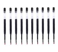 ZIYUMI 10pcs Ink Ballpoint Pen Refill Replacement Gel Replaceable Refill for Writing for Office School Black